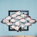 Deluxdesigns 98537SX-24 Aquatic Fish Wooden Decorative Wall Art, Multicolor DE1786027